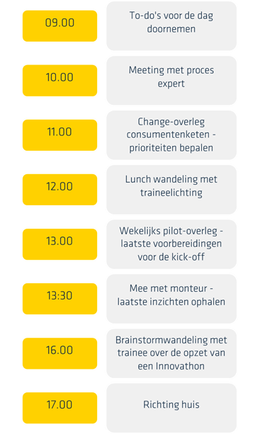 Agenda Toekomstmaker Gijs bij Stedin